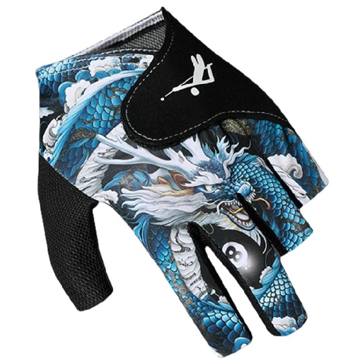 Portable Left Hands Billiards Glove Breathable Half Fingers Glove Elastic Billiard Training Gloves Fingerless Pool Mitten