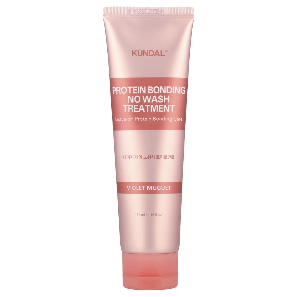 KUNDAL Proteinové vazebné bezoplachové ošetření, Fialová konvalinka, 130 ml (4.39 fl oz)
