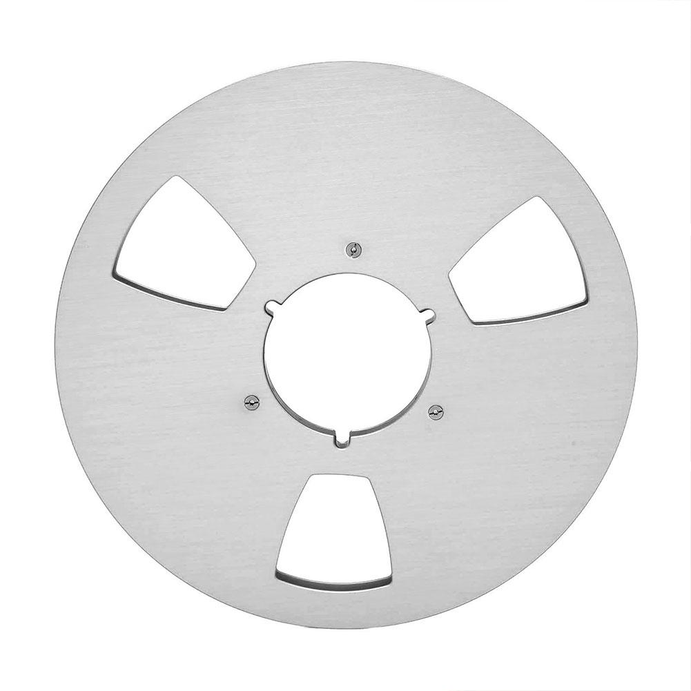 1/4 10.5 Inch Blank Tape Reel 3 Holes Recording Takeup Reel for Reel To Reel Tape Recorder Replacement Opening Machine Part