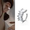 Mode Persönlichkeit Funkelnder Zirkon Ohne Piercing C-förmige Clip-Ohrringe für Männer Frauen Ohr-Manschette Party Tägliches Tragen Schmuck Geschenke