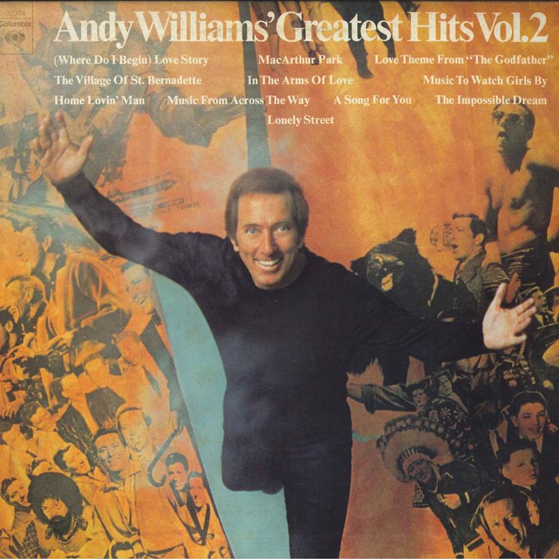 LP Record ANDY WILLIAMS - Andy Williams' Greatest Hits Vol. 2 PC32384 COLUMBIA 1973 US Jazz Used