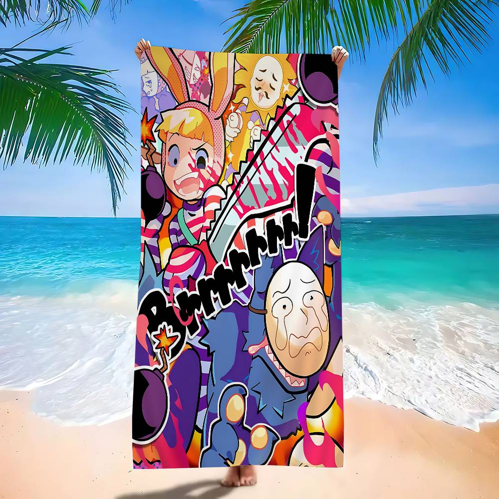 Anime Popee The Performer Gute Qualität Strandtuch Badetücher Für Mädchen Mikrofaser Schnelltrocknend Sandfrei Strand Yoga Spa Fitnessstudio