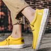 Mode Übergröße 40-48 Herren Freizeitschuhe Flach Outdoor Herren Sneaker Leichtgewichtige Bootsschuhe Fahrmokassins Atmungsaktive Herren Canvas Schuhe