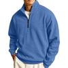 Men's Pullover with Collar Long Sleeve Casual Sweatshirt