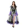 Halloween Costume Sequined Mermaid Princess Performance Stage Costume Evening Dress Elf Sexy Dress