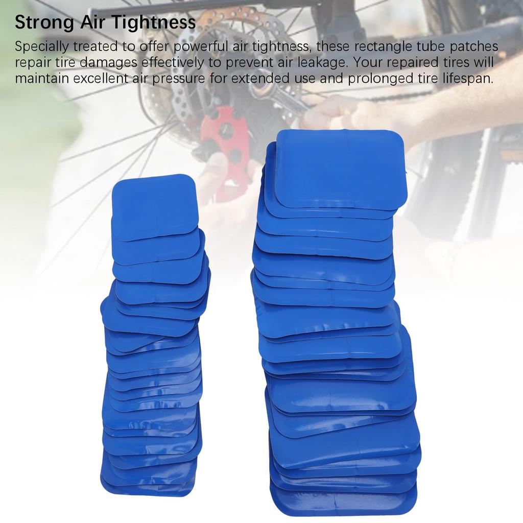 40 Pcs Tire Patch Rubber Thickening Strong Adhesive Repair Kit Motorcycle Car Tire Tube