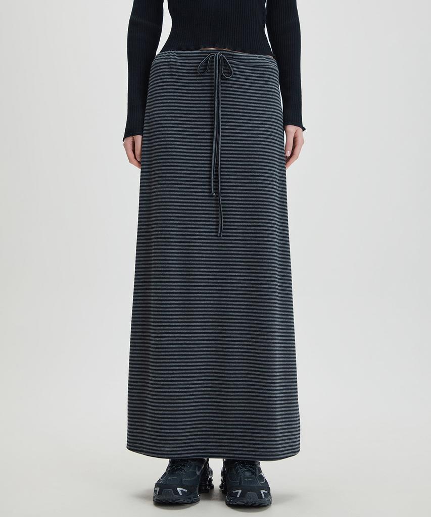 MIXXO Pattern Elastic Waist Long Skirt_Miwwmg41Ms