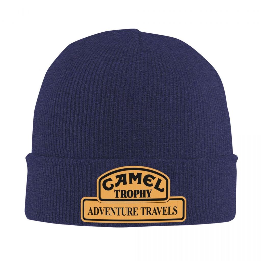 Camel Trophy Warm Knitted Cap Hip Hop Bonnet Hat Autumn Winter Outdoor Beanies Hats for Men Women Adult