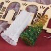 DIY Crystal Epoxy Resin Mold Christmas Tree Handmade Molds Small Night Light Table Decorations Mirror Silicone Mould