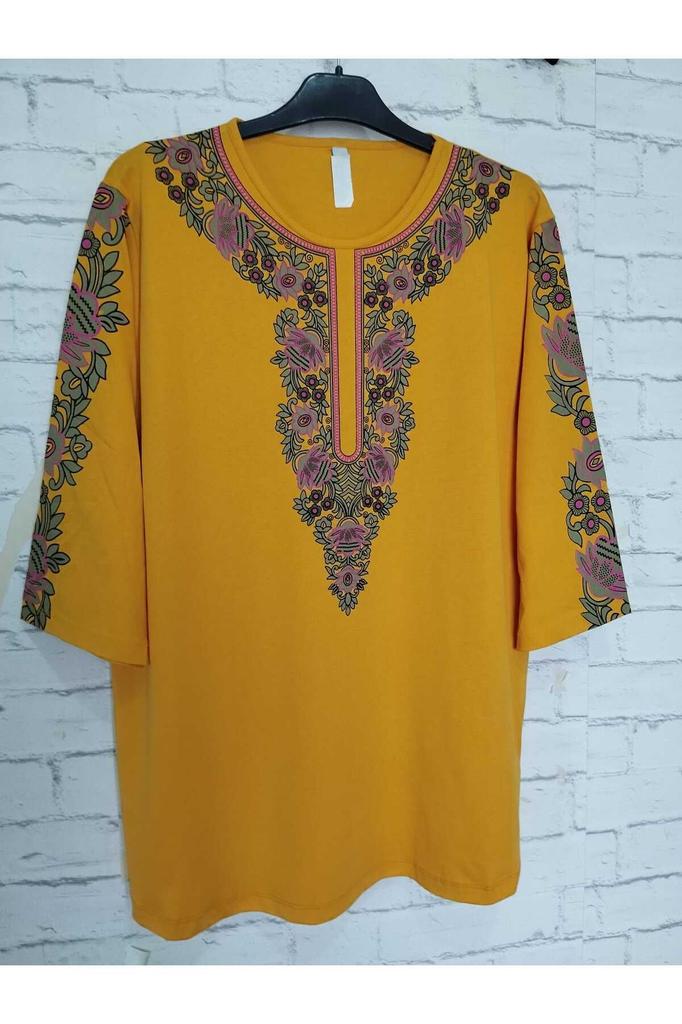 Damenbluse in großen Größen, perfekter Sommer, ganz aus Baumwolle, gekämmte Baumwolle, Bluse in großen Größen