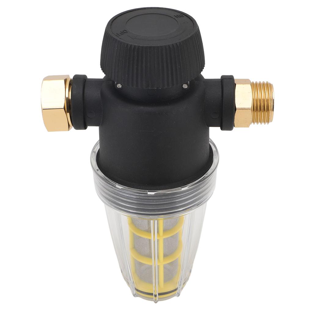 Pressure Washer Garden Hose Inlet Filter 3/4 Inch Port 100 Mesh Threaded Connector Garden Hose