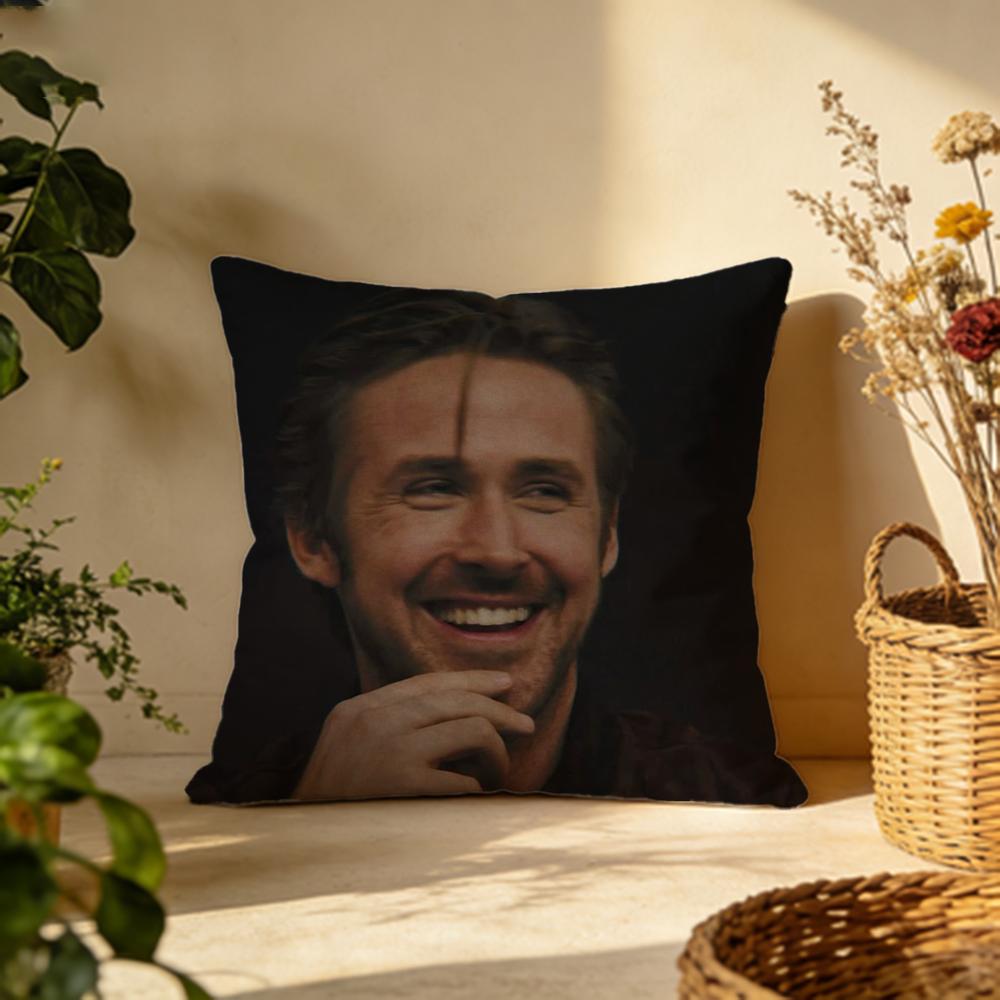 Trendy RRyan Goslinging Cushion Cover Versatile DoubleSided Pillow Case Fit for Sofa Bed Car Daily Decor