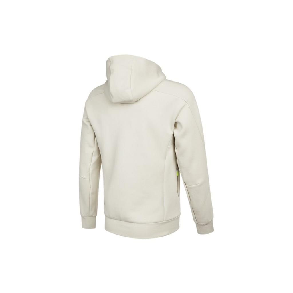 adidas Men's Creamy White Hooded Pullover Sweatshirt H39297