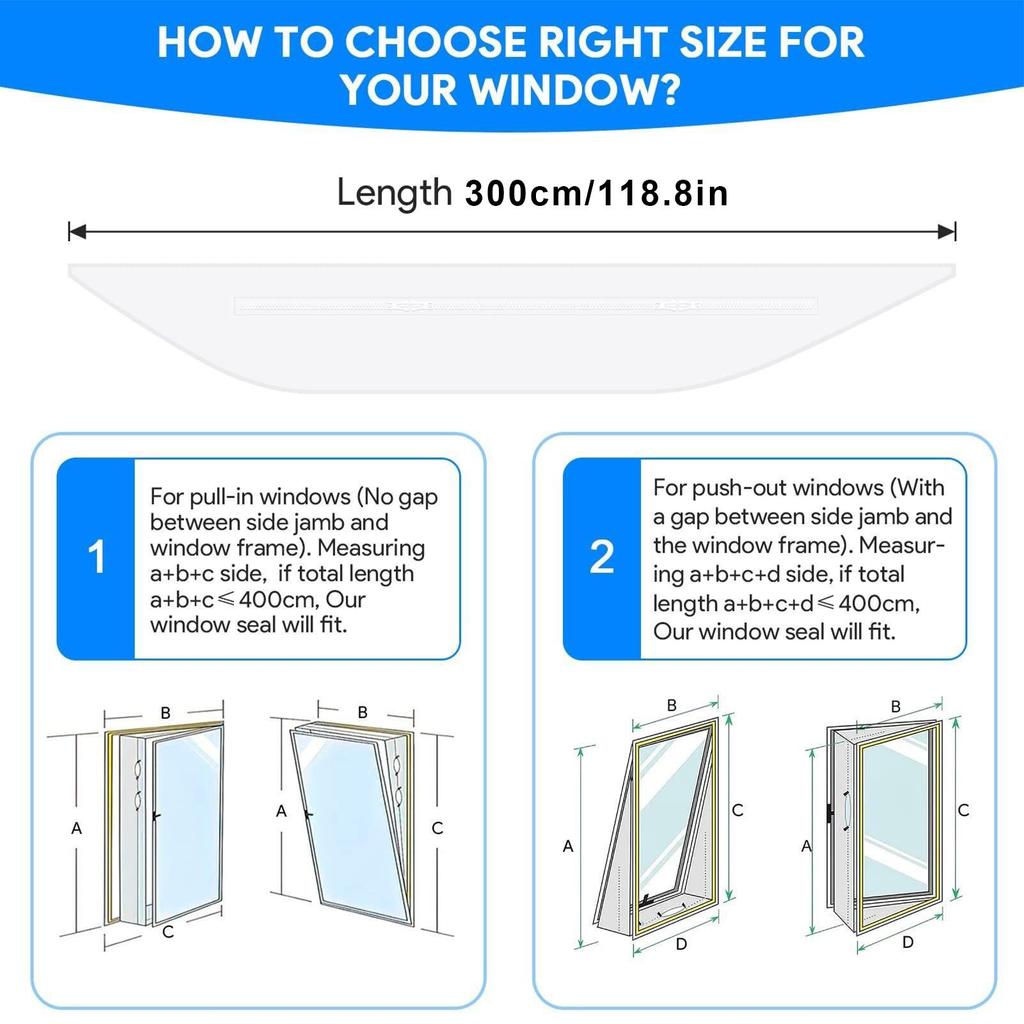 Air Conditioner Window Sealing Kit Window Sealing Vent Kit Waterproof Hot Air Stop Guard Keep House Cool Sealing Plate