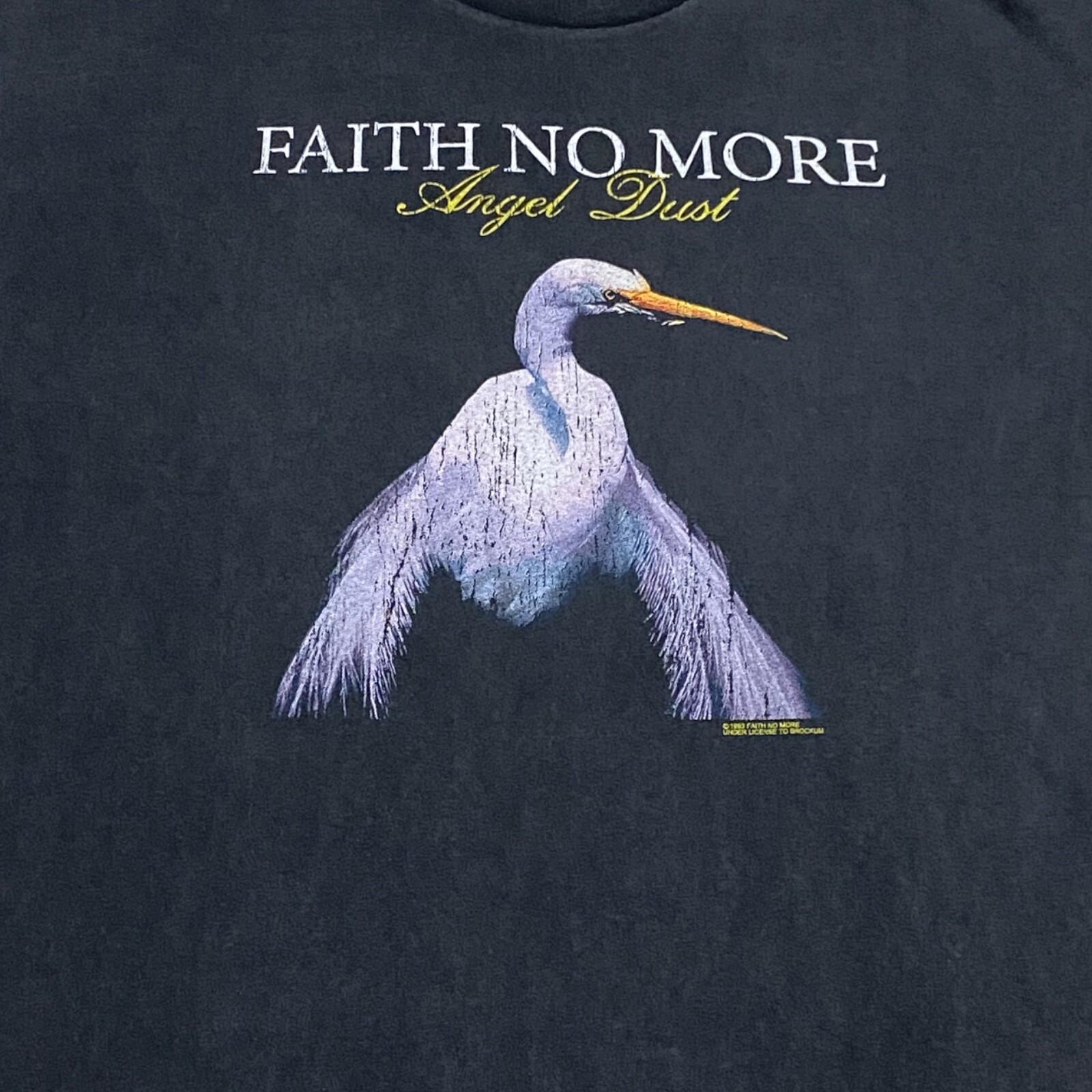 

Винтажная футболка 1992 года Faith No More в турне на Angel Dust L с одинарной строчкой РЕПРИНТ 4XL