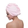 Mikrofaser Haar-Trockenhaube Schnelltrocknendes Handtuch Badewickeltuch Hut Magische Schnelltrocknende Frauen Haarwasch-Reinigungstuch Turban Badezimmerwerkzeug
