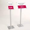 Black A3 Adjustable Acrylic Display Stand