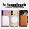 Colorful Cartoon Pattern Case For Samsung Galaxy S25 Ultra S24 S23 S22 Plus S21 S25 FE Magnetic For Magsafe Soft Silicone Cover