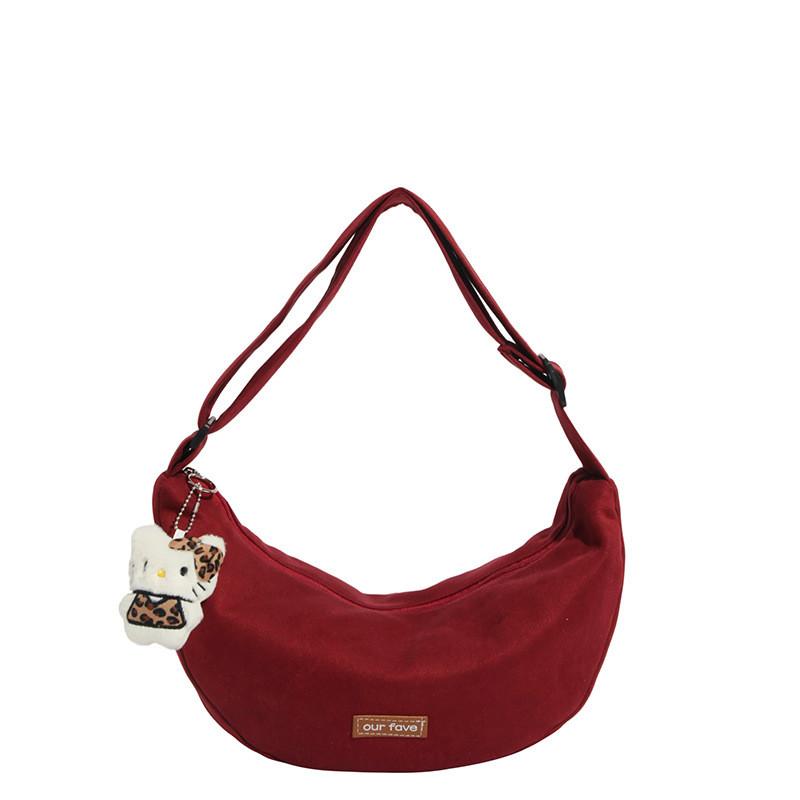 Small Faux Suede Animal Print Bag With Zipper Closure For Casual Daily Use