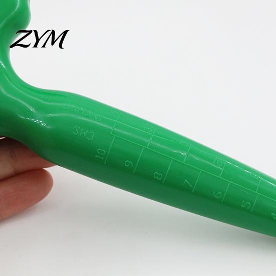 Flower Bed Planting Tool Seeds Dispenser, Handheld Garden Seeder Sower with 5 Dial Settings, Ergonomic Plastic Gardening Hand Tools Dibber,