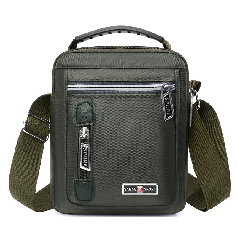 

Нейлоновая Легкая Простая Сумка-Мессенджер Новая Многослойная Сумка-Джокер через Плечо для Бизнеса и Поездок Ручная Мужская Сумка