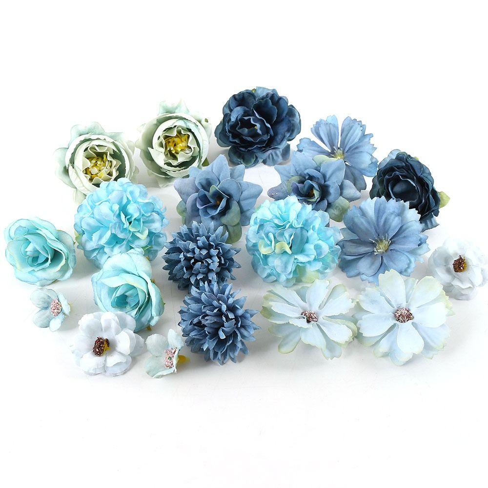 

Ручна робота Шапка бакалавра DIY Набір матеріалів Церемоніальна шапка Пакет матеріалів зі штучними квітами Жіноча dark blue-without hat