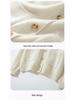 Women's Cashmere V-neck Cardigan: Autumn/Winter, Slimming, Knitted, Raglan Sleeve, Versatile Sweater.
