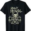Black & Death Metal Goth Schlagzeuger Band Shirts Heavy Metal Cat Drum Kit Cat Drummer Headbanger Unisex Adult T-Shirt Small Black (2)