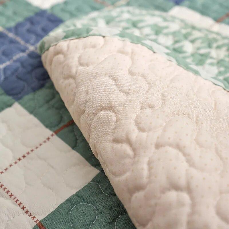 Twill Wash Cotton Sofa Cover Resistant Slipcover Waves Edge Printing Seat Sofa Towel Dust Cover Towel Couches for Living Room