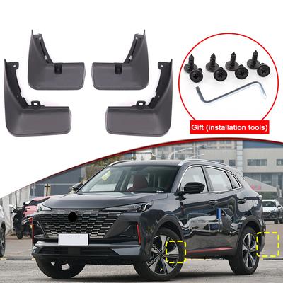 Car Styling For Changan UNI-S CS55 Plus 2024 2025 ABS Car Mud Flaps Splash Guard Mudguards MudFlaps Front Rear Fender Accessory