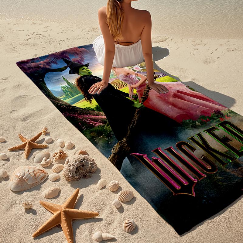 Wicked Fashion Beach Towel: Ideal for Summer Adventures Soft, Absorbent and Quick Drying Suitable for Swimming and Bathing