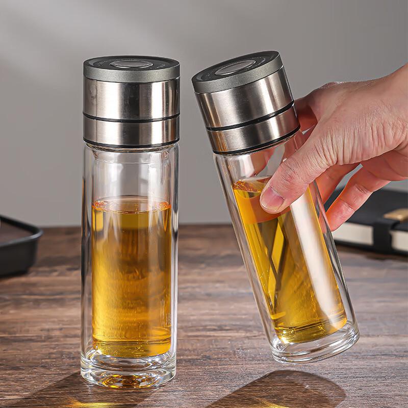Shangqi Tea Infuser Glass Water Bottle