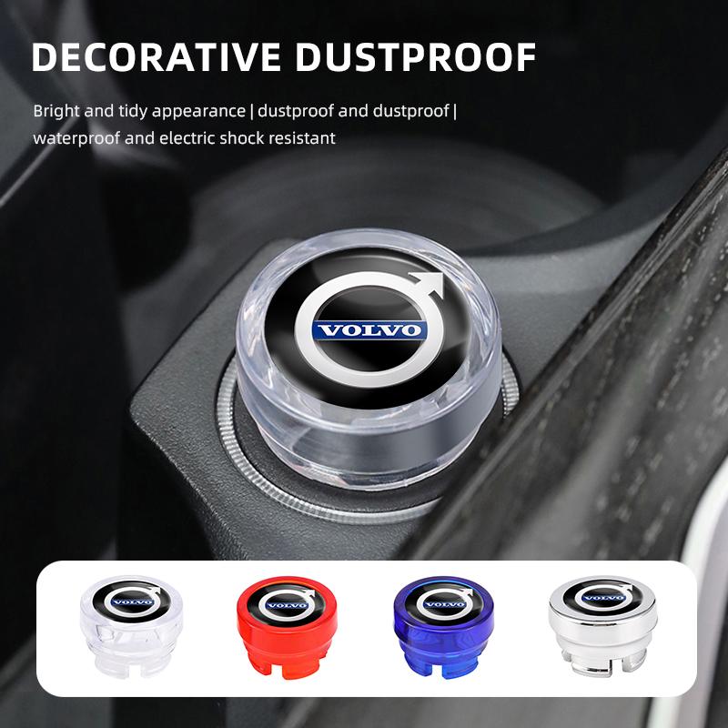 Auto sigarettenaansteker Beschermhoes Stofplug Voor Volvo Xc60 Xc90 V40 V60 S60 V50 V90 S80 C40 XC40 V70 XC70 C30 C70 Rdesign