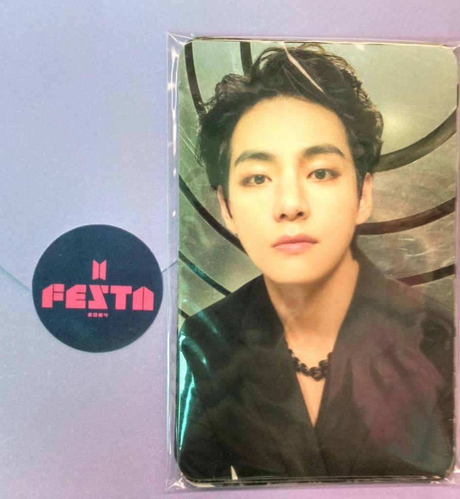 [USED] V trading card BTS FESTA ARMY ZONE FC exclusive 2024