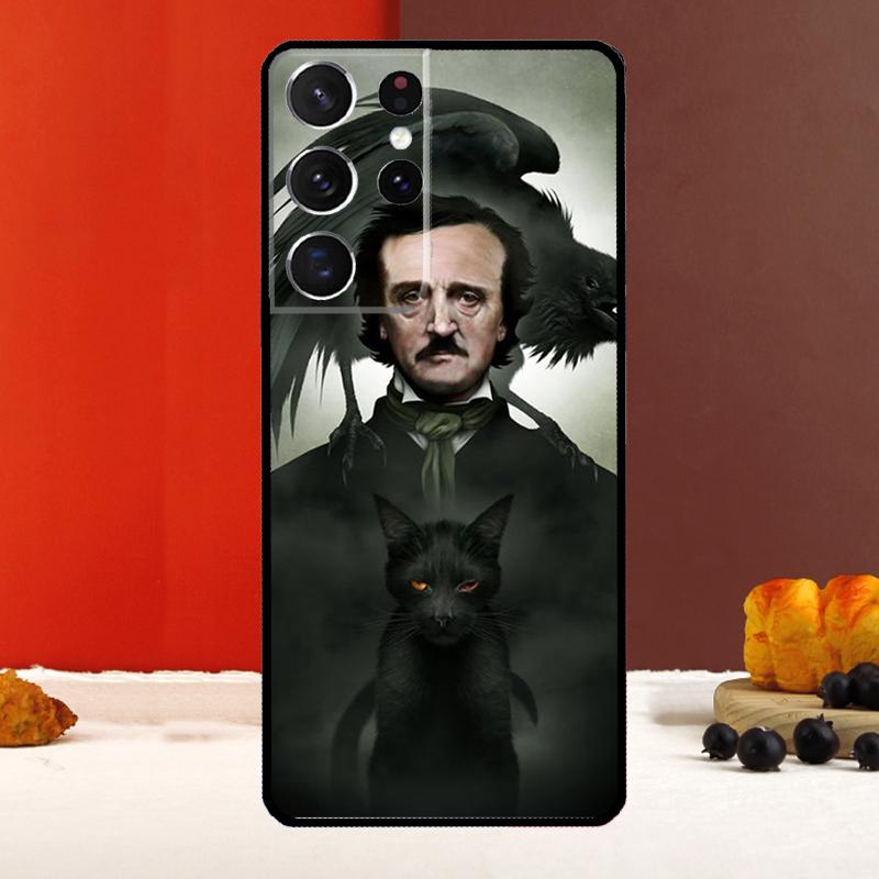 Edgar Allan Poe Case For Samsung Galaxy S23 S22 Ultra S21 S10 S9 S20 Plus Note 10 20 S20 FE S21 FE Back Cover