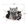 3D General Motors Decorative Stickers Cute Kitty Dog Car Stickers Body Scratch Shielding Decorative Stickers Creative and Realistic