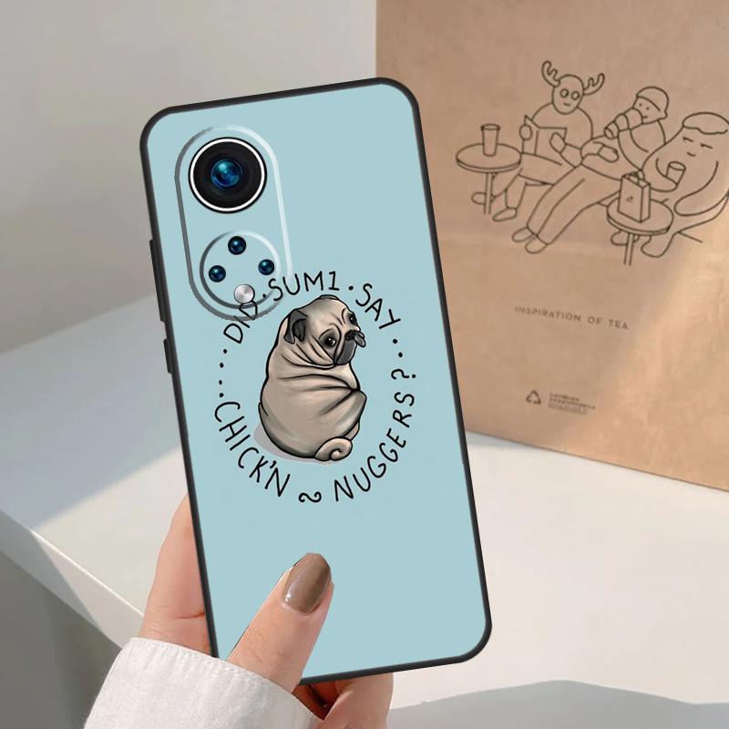 

Funny Cartoon Pug For Honor Magic 8 7 6 5 Pro Case For Honor X9d X9c X9b X9a X8c X8b Win 200 400 50 70 90 Lite Honor Magic7 Lite