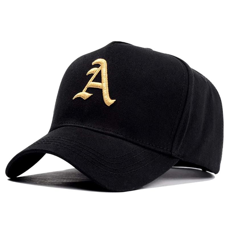 Letná Pánska Baseballová Čiapka Výšivka Písmena A Snapback Klobúk Bavlna Nastaviteľná Hip Hop Čiapka Športové Trucker Čiapky Slnečné Čiapky