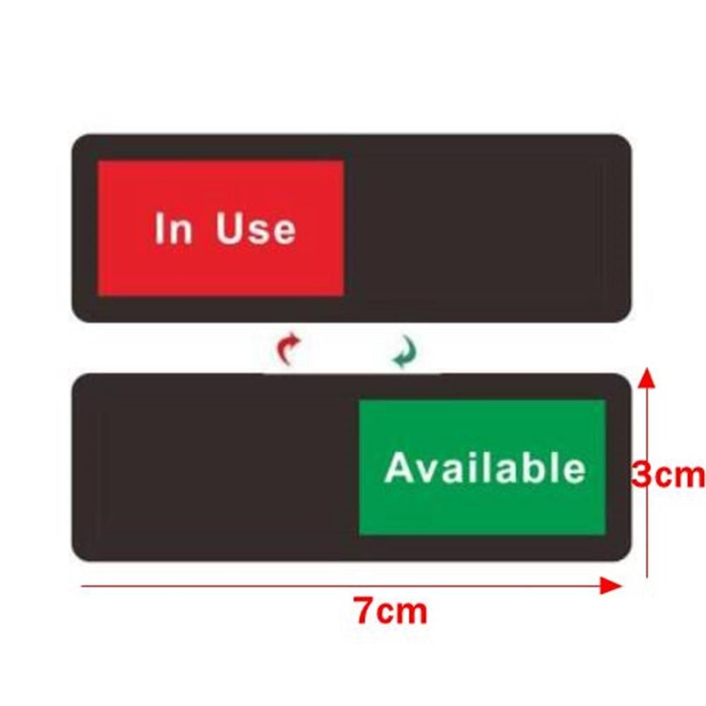 Self adhesive Reminder Signs Acrylic Door Slider Signs Durable Hotel Bulletin Board  Hotel