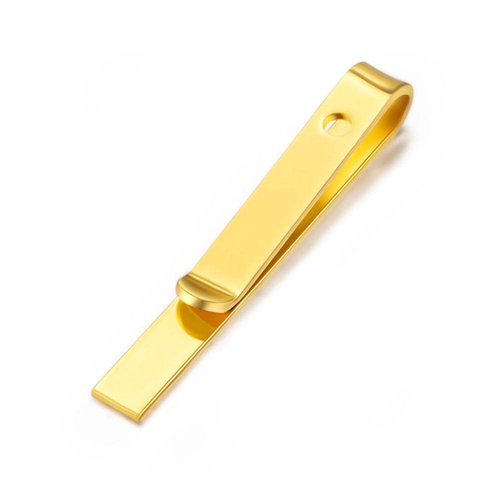 3Pcs Classic Tie Clip Silver Gold Black Tie Clips Metal Simple Tie Clips for Men 1.69in Gold Tie Clip for Men Daily Life