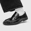 Men's Autumn Casual Leather Driving Loafers - Slip-On Low-Top