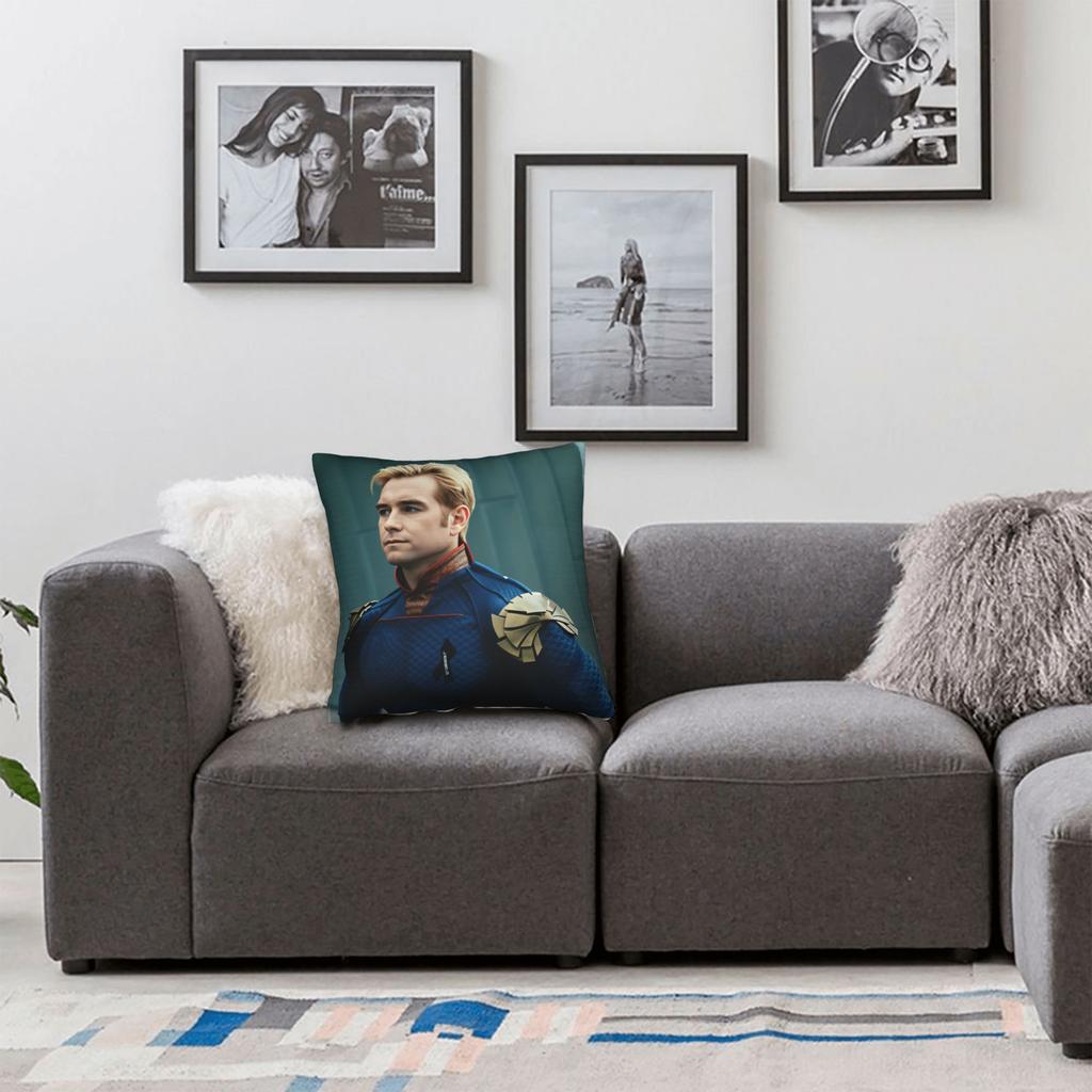 Homelander Pillowcases The Boys Tv Funny Pillow Case For Living Room Bed Chair Graphic Pillow Cover