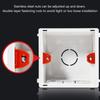 86-Type PVC Junction Box Wall Mount Cassette For Switch Socket Base