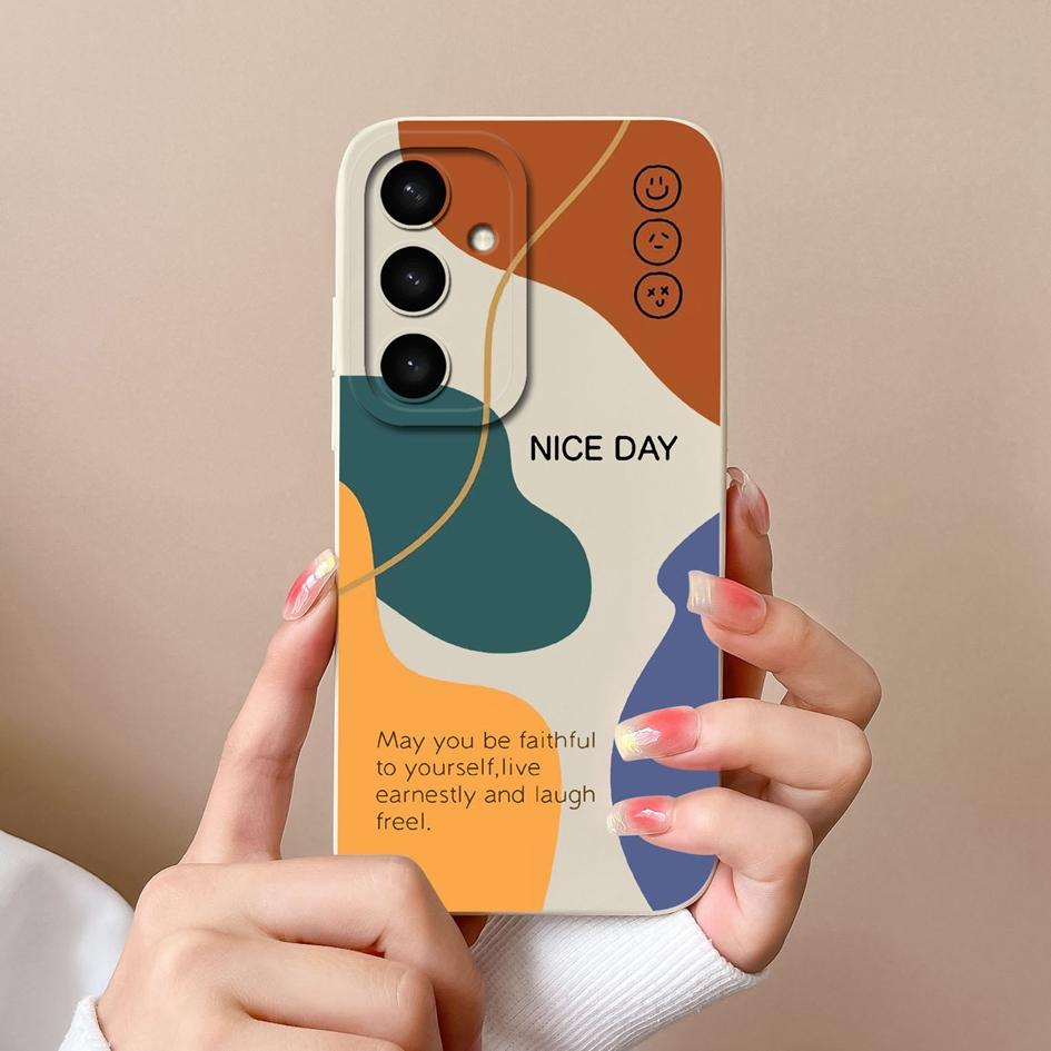 Telefondeksel For Samsung A05 A36 A56 A26 S25 Plus Ultra F14 A05S A16 Skall Mote Sjekkmønster Silikon Mote Estetisk Deksel Beskyttelse For Samsung