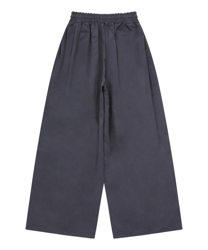 MUCENT Arion Pintuck Wide Elastic Waist Pants Unisex (2 Colors)