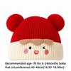 Windproof Baby Knitted Hat Thickened Warm Hat Soft Pom Pom Beanie  Winter