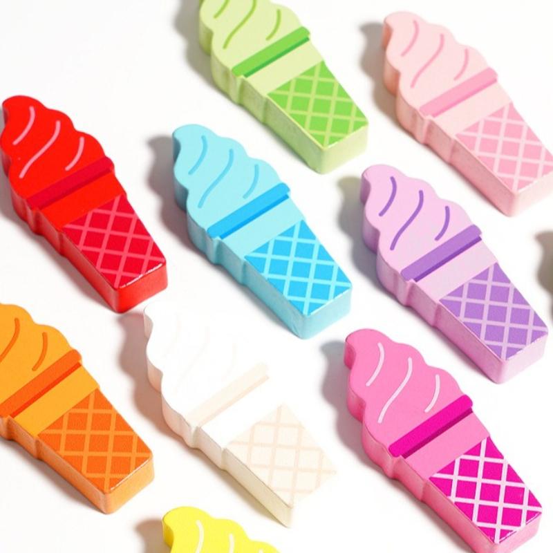 Creativity Ice Cream Matching Interactive Games Memory Brain Training Colour Cognition Educational Learning Playthings ideal for Children Boys Girls