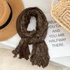 Women's Cotton and Linen Scarf Floral Scarf Splicing Literary and Artistic Fashion Warm Scarf Shawl