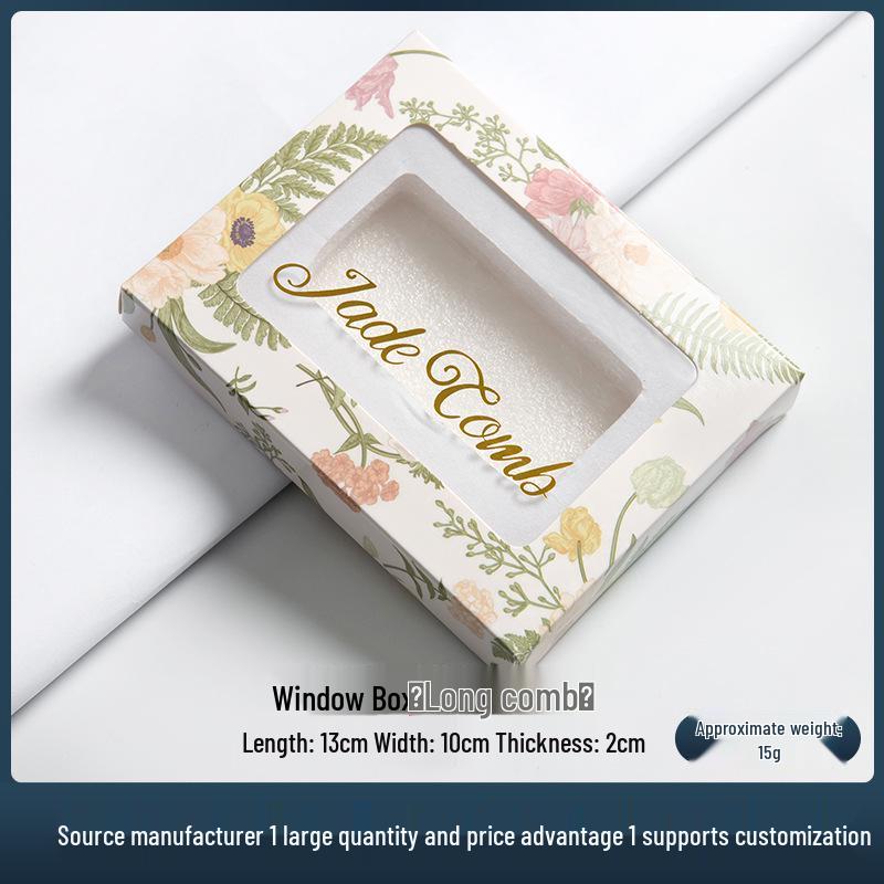 Natural Green Phoenix Jade Massage Comb for Head and Skin