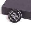 Black Carbon Fiber Start Stop Engine Switch Button Sticker For Corvette C8 20-21